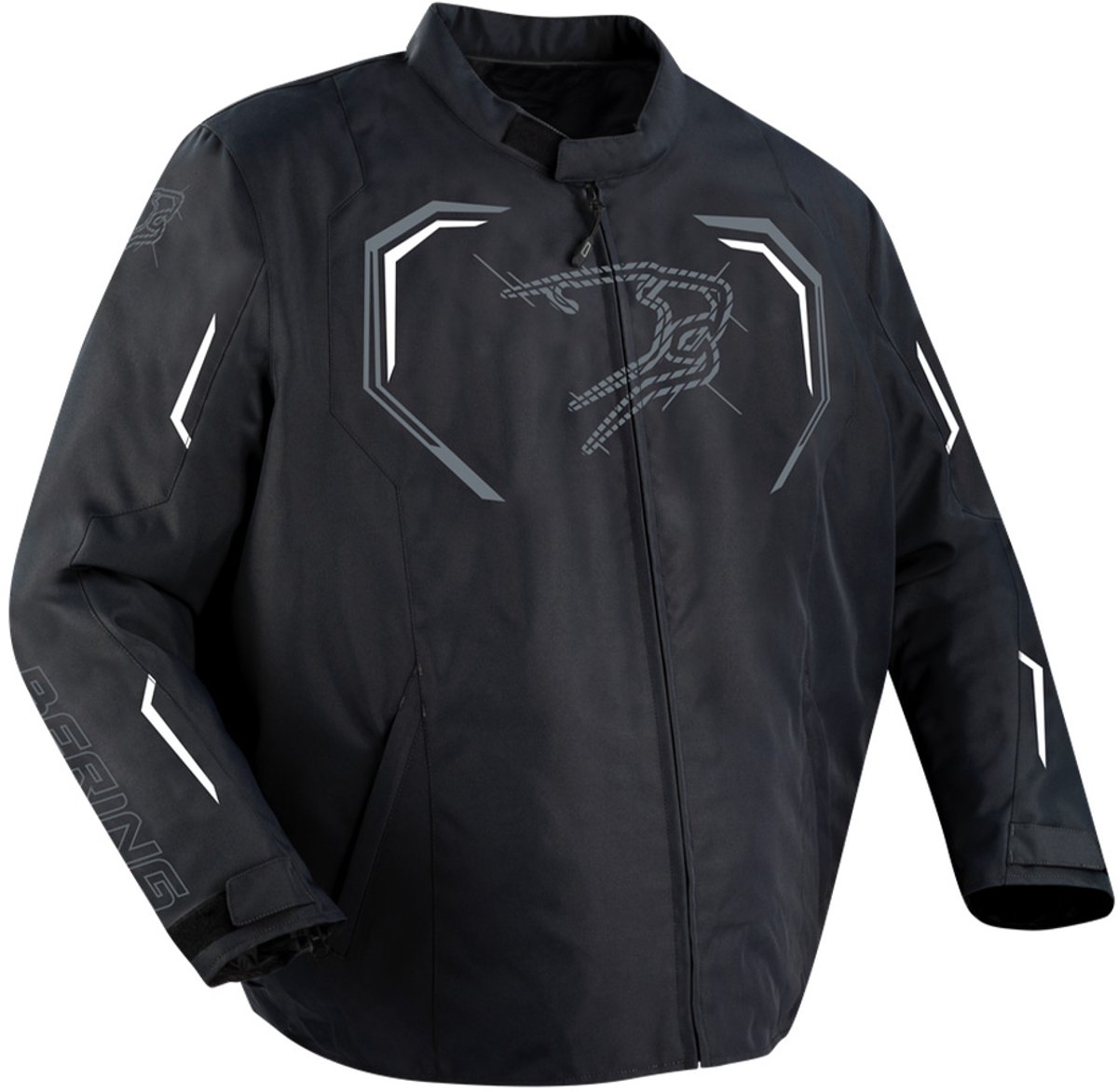 Bering Dundy King Size Jas Zwart Wit - Jas