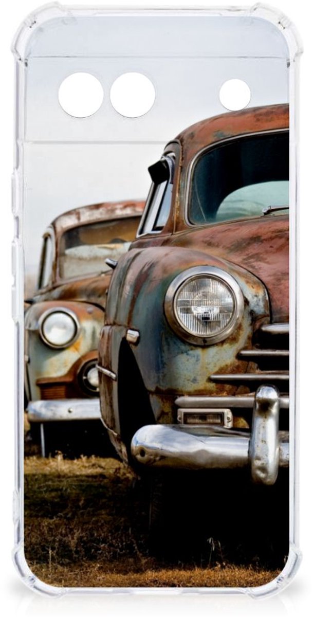 Google Pixel 8A Anti-shock Hoesje met foto Vintage Auto