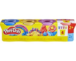 Play-Doh 4-pack Metallic glans boetseerklei