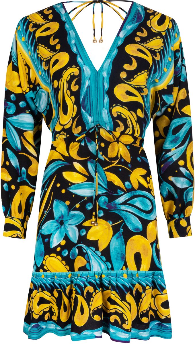 Chic by Lirette - Korte jurk Frangipani - Tealsun - L