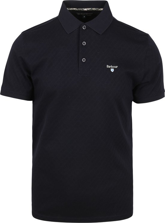 Barbour Polo Sutton Tailored Donkerblauw (navy) - Maat XXL - Heren