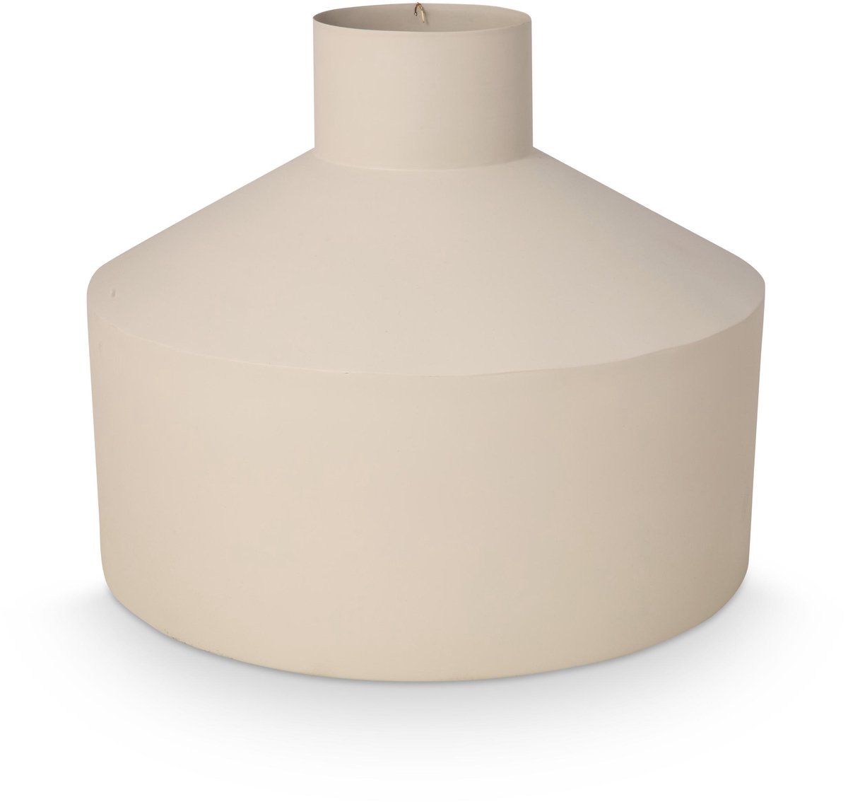 Basic - Vaas - Zand - Metaal - 38x31cm