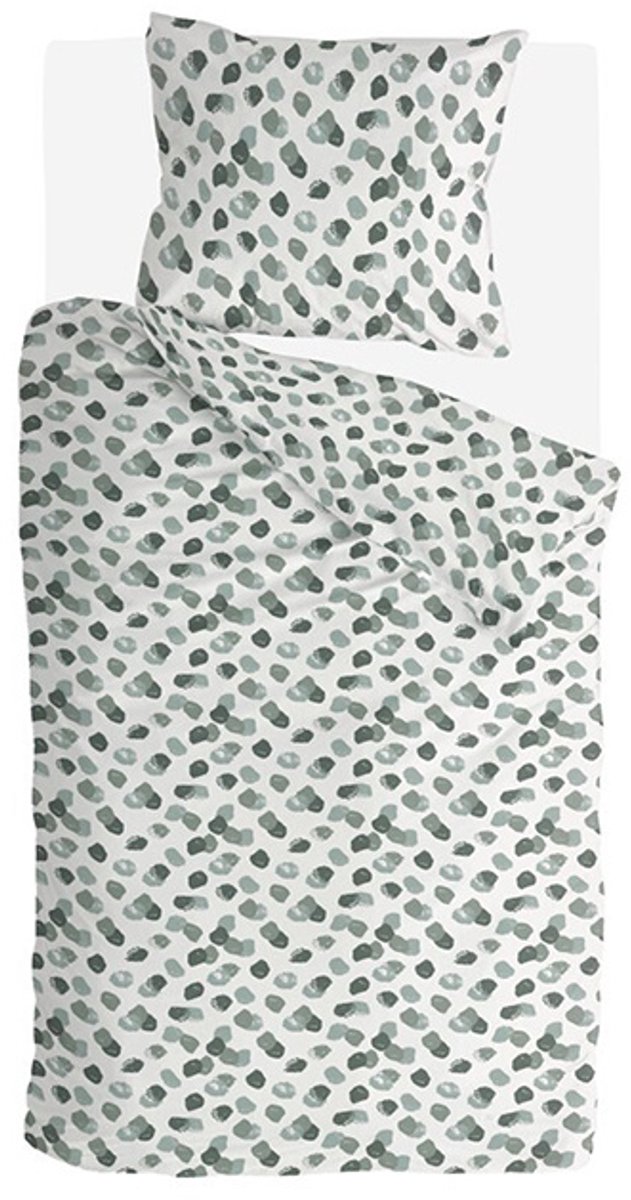 Byrklund Dekbedovertrek Spotty Animal - 240x220 - 100% Katoen - Groen van Byrklund — afbeelding 5
