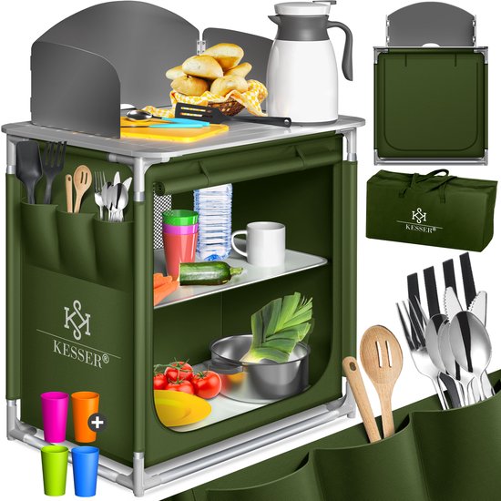 KESSER® Campingkeuken Opvouwbaar – Type F2