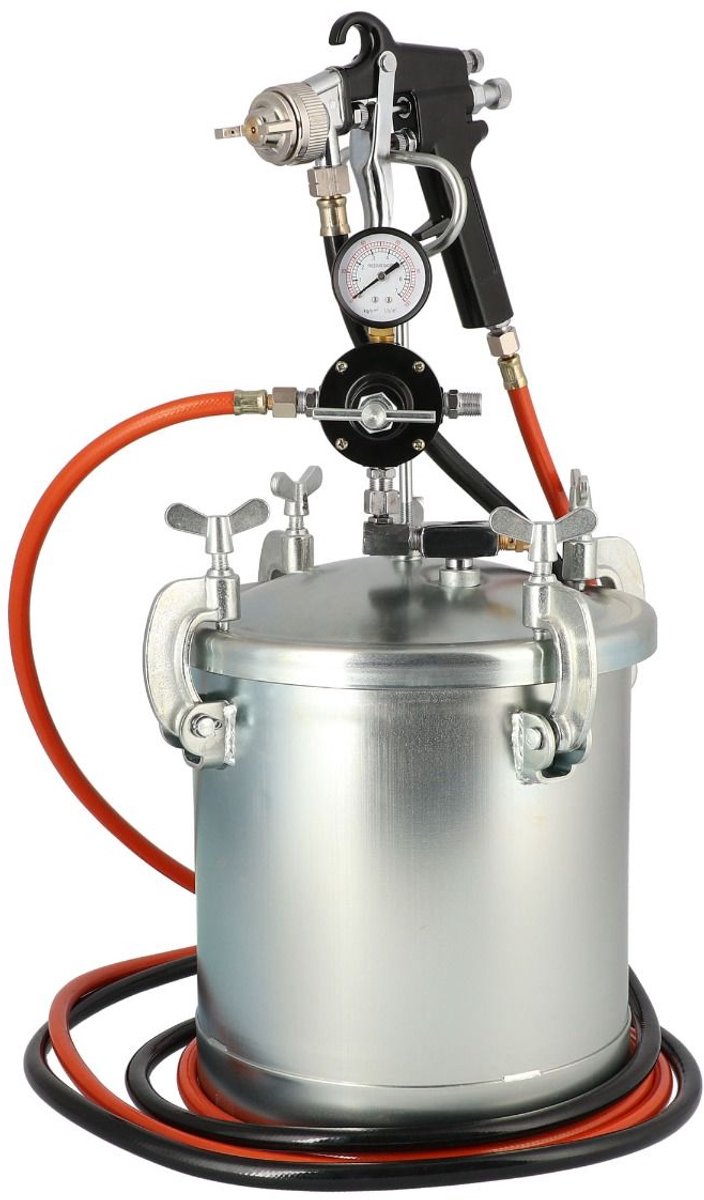 Verfspuit unit 5.5 bar 2 mm nozzle 8.5 l beker