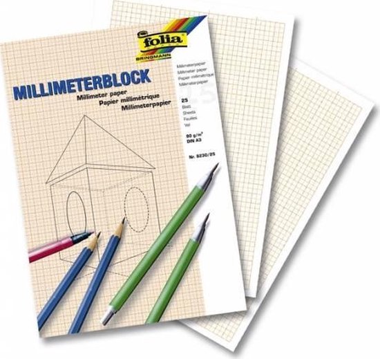 Papier millimétrique A3