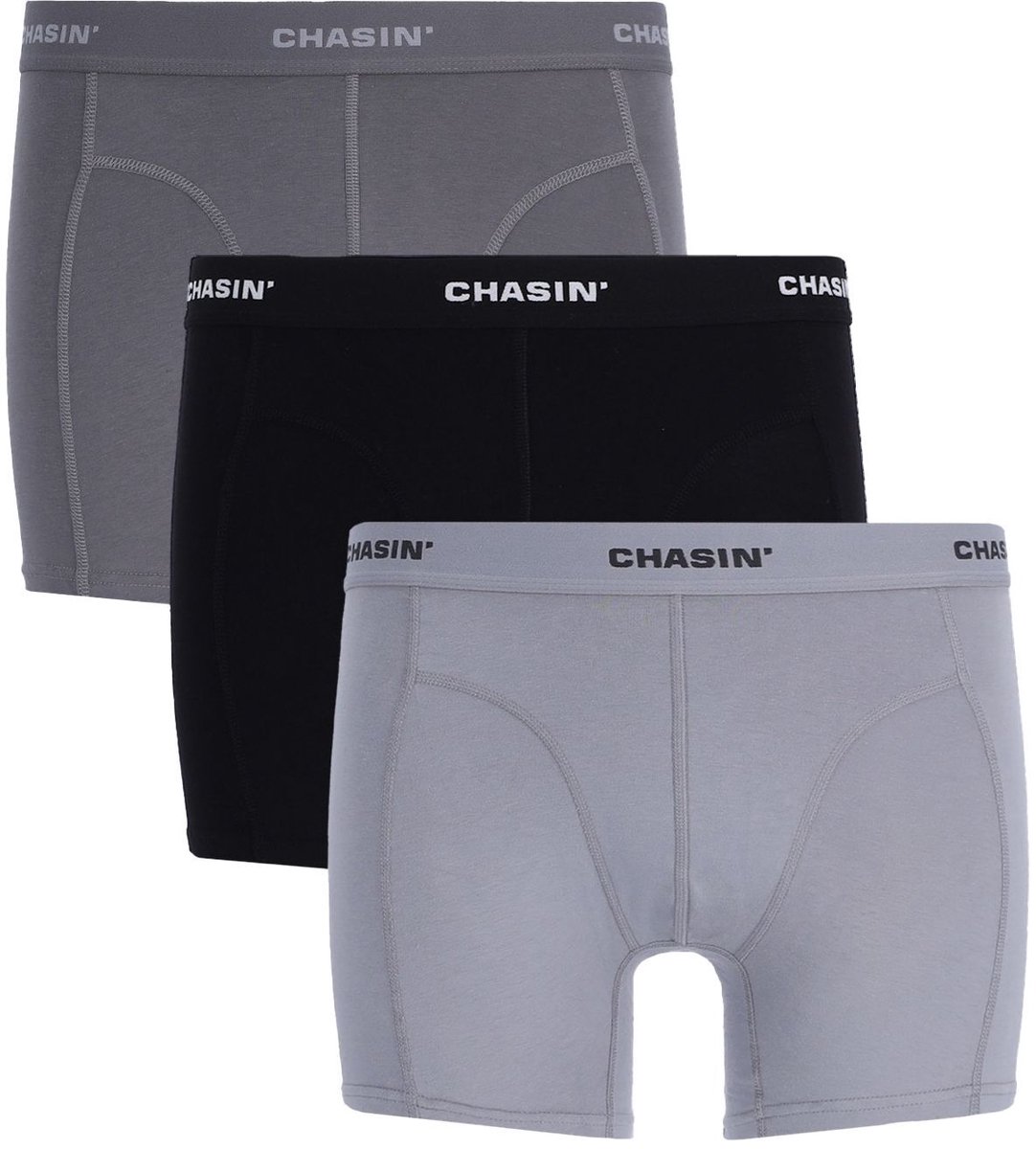 CHASIN' Onderbroeken Heren - Thrice Smoke - Boxershorts - Multipack - Meerkleurig