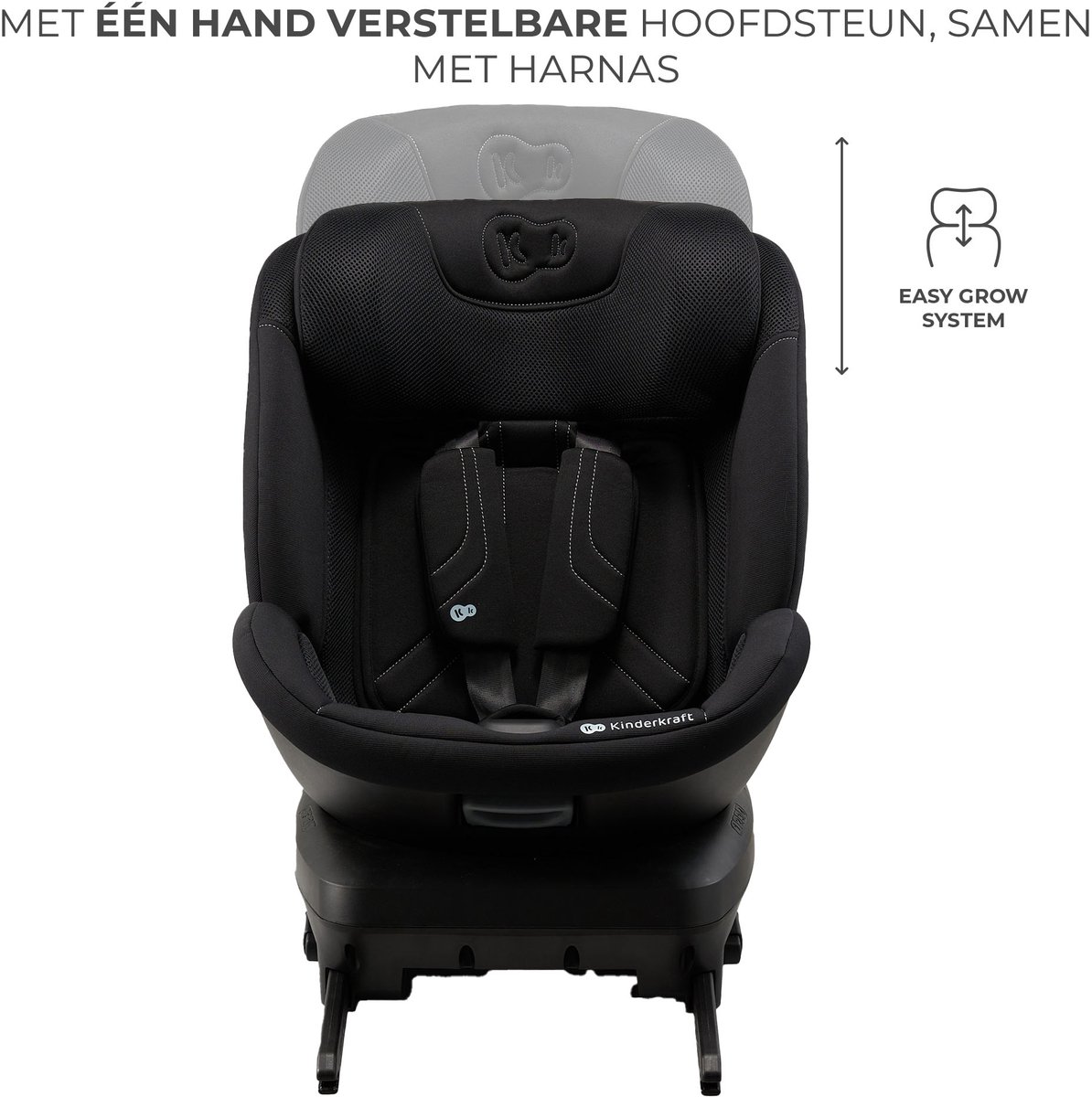 Kinderkraft XPEDITION 3 i-Size - Autostoel – 40-150 cm – Met Isofix – Groep 0/1/2 – Zwart thumbnail 2