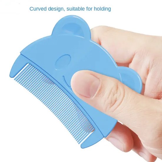 3-Delige Baby Kamset - Zachte Borstel, Kam & Massage Voor Pasgeborenen