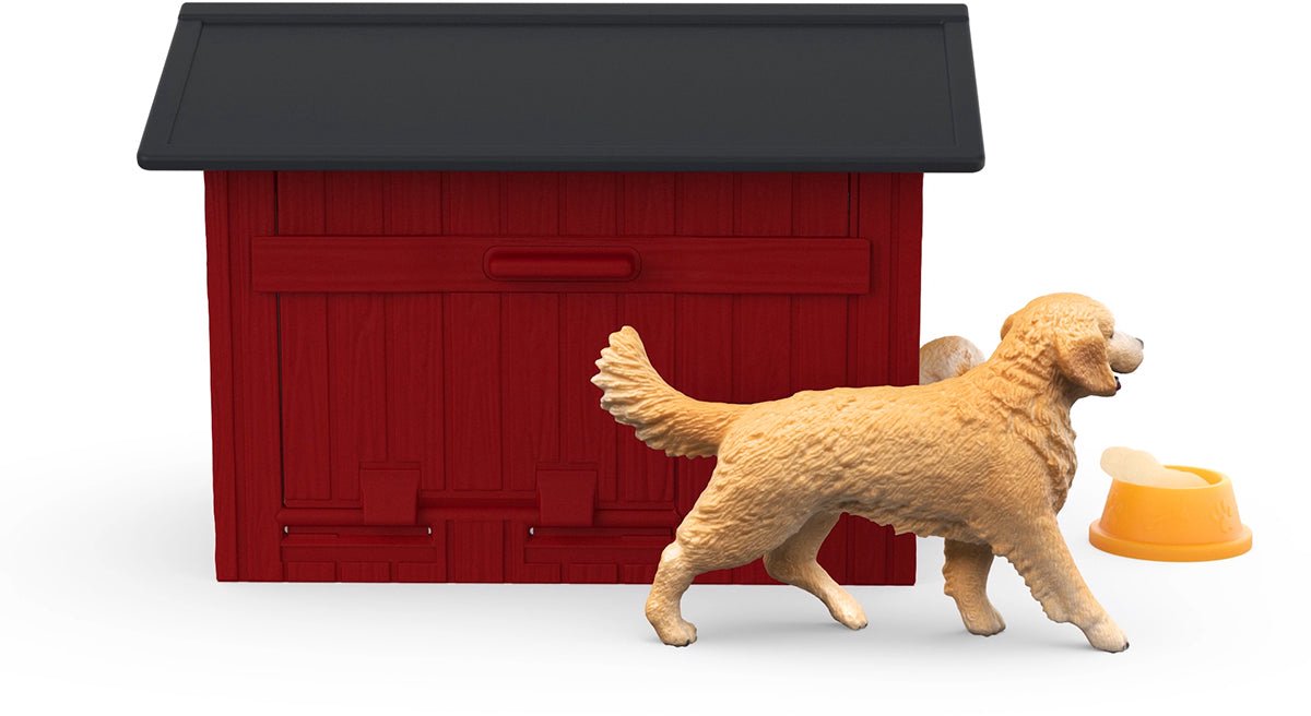 schleich FARM WORLD - Hondenhok met golden retrievers - 42722 — afbeelding 2