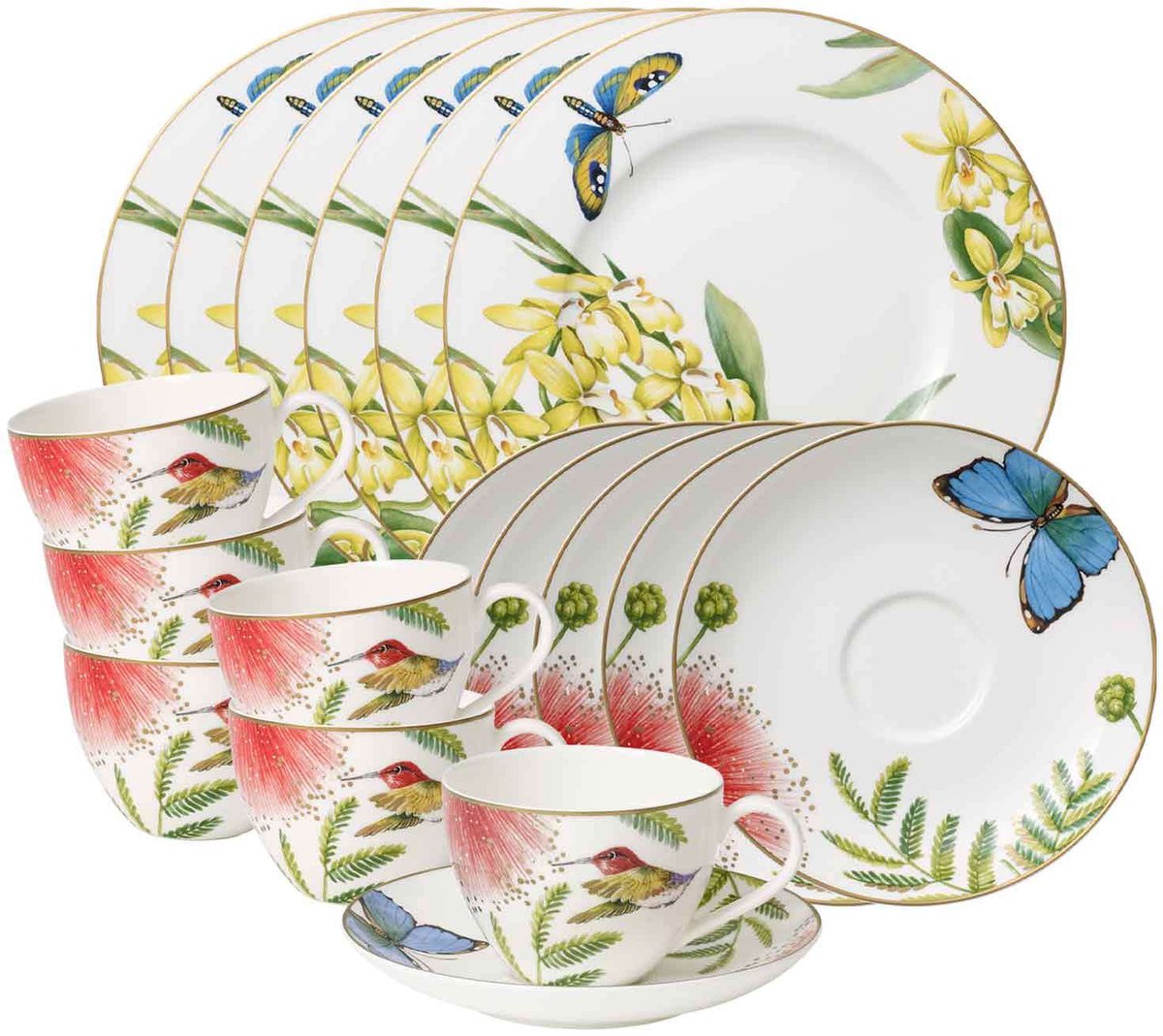 Kaffeeservice Amazonia Set van 18