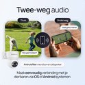 Protectly beveiligingscamera met tweeweg audio: thuis en onderweg communicatie. Met anti-ruis microfoon en luidspreker.
