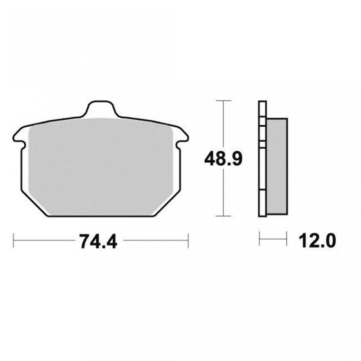 Plaquette de frein Vesrah pour Moto Harley Davidson 1340 FXR 1982 à 1986 AR Neuf