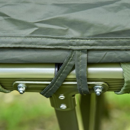Gutent Kampeertent-set - 2-persoons - met campingbedje en luchtmatras - Groene kleur van Merkloos — afbeelding 3