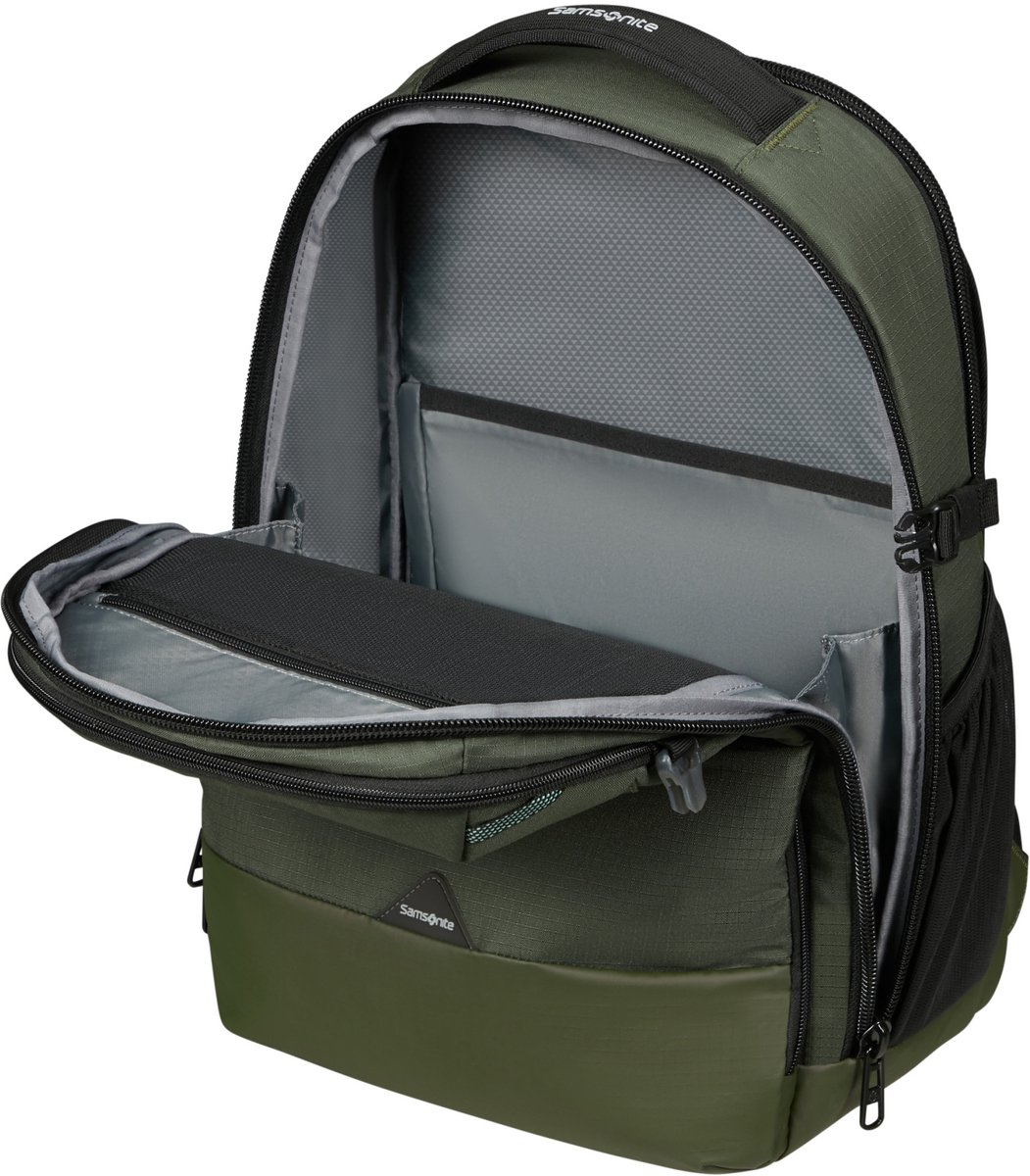 Samsonite Rugzak - Roadseeker Laptop Backpack M 15.6- Dark Olive - 28 l – foto 5