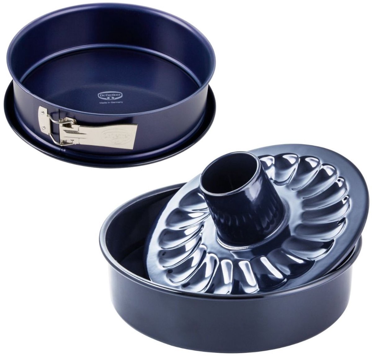 Scharniervorm 26 cm en savarinvorm met uitneembare bodem 28 cm Dr. Oetker Back Liebe