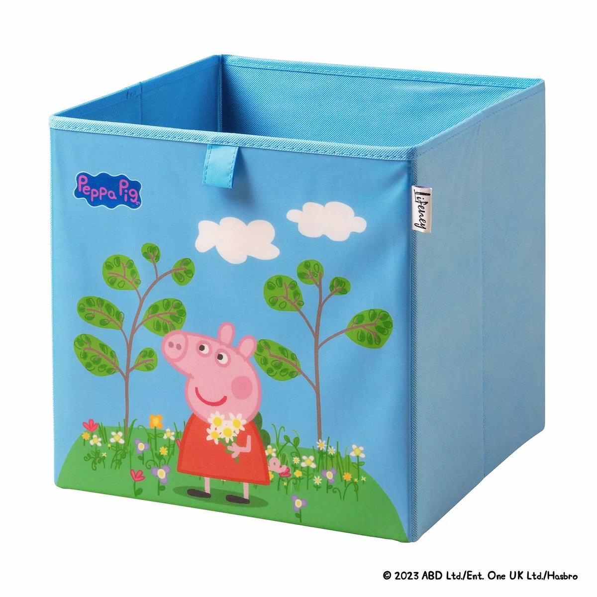 Blauwe opbergdoos Peppa compatibel met Kallax Lifeney Peppa Pig