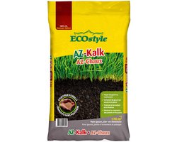 ECOstyle AZ Kalk Micro Korrel – Voor Gazon, Sier- en Moestuin - Corrigeert Zuurgraad direct en langdurig - werkt tegen Mos - CO2-Neutraal – 70 M² - 5 KG