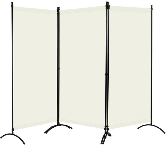 Box and beyond Indoor Paravent - 160 x 180 cm - Natural Bamboo Divider - Paravent with 4 Panels - Paravent for Bedroom, Living Room - Movable Partition