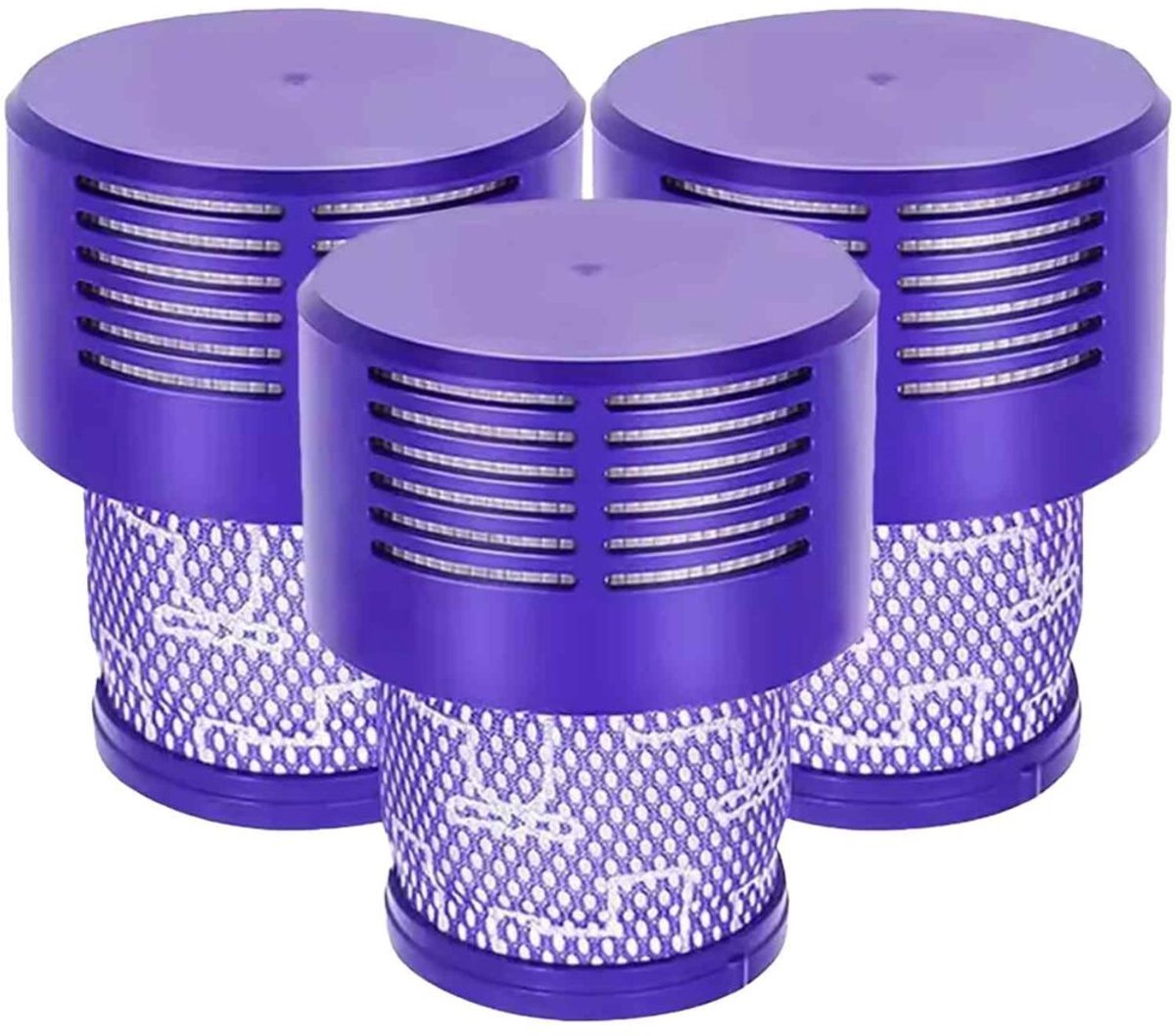 3 X WASBAAR FILTER compatibel met DYSON V10 - Past ook op de Dyson V11 en V15 serie - Hoogwaardige vervanging