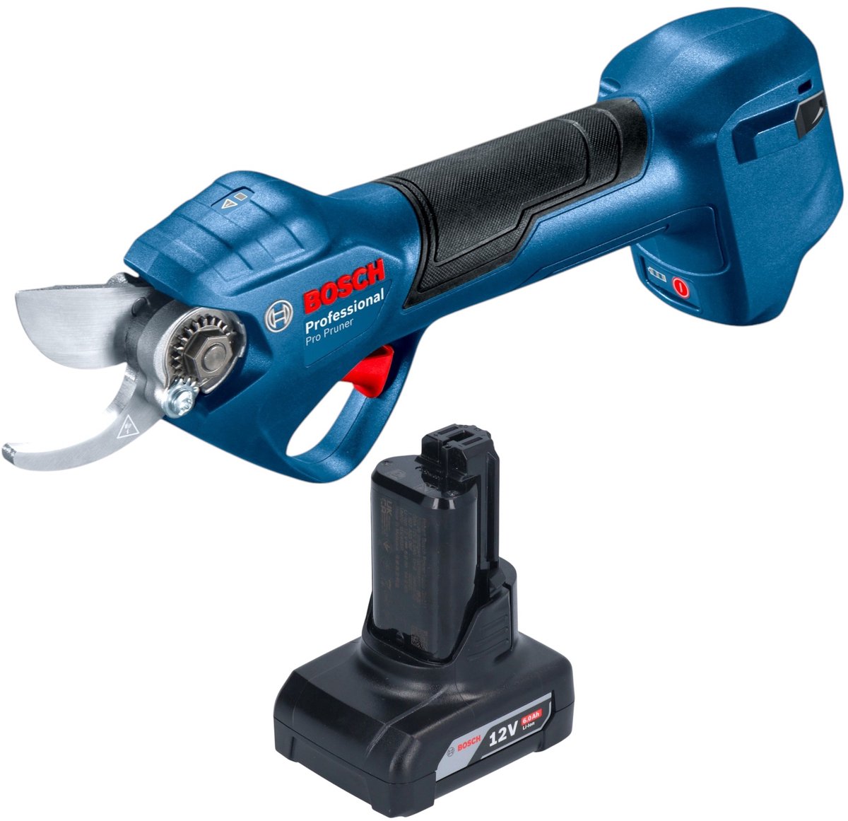 Bosch Pro Pruner Professionele accusnoeischaar 12 V + 1x accu 6.0 Ah - zonder oplader