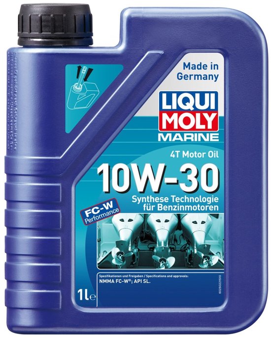 Liqui Moly 25023 Marine 4T Motor Oil 10W-30 2x 5 = 10 Liter