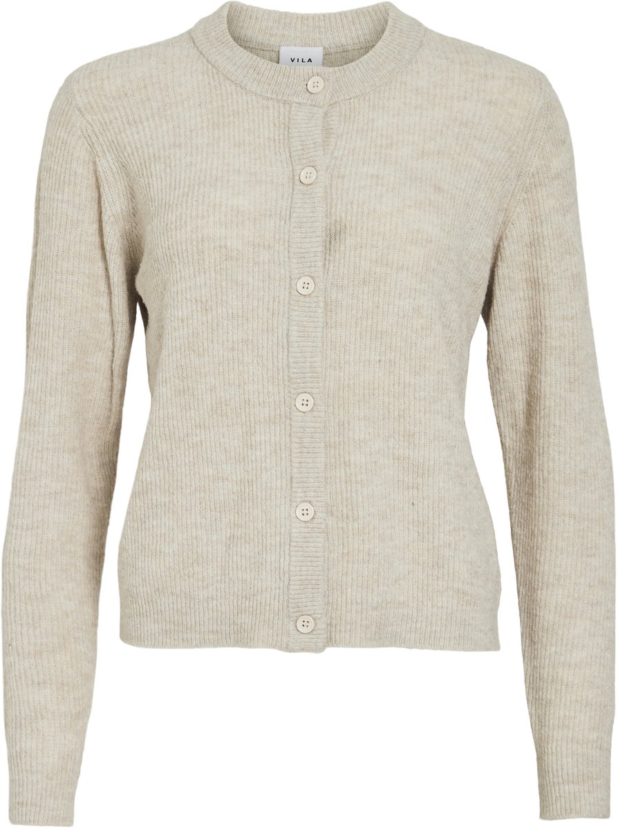 VILA - VIVIOLI O-NECK RIB KNIT CARDIGAN-NOOS - Dames - Cardigans