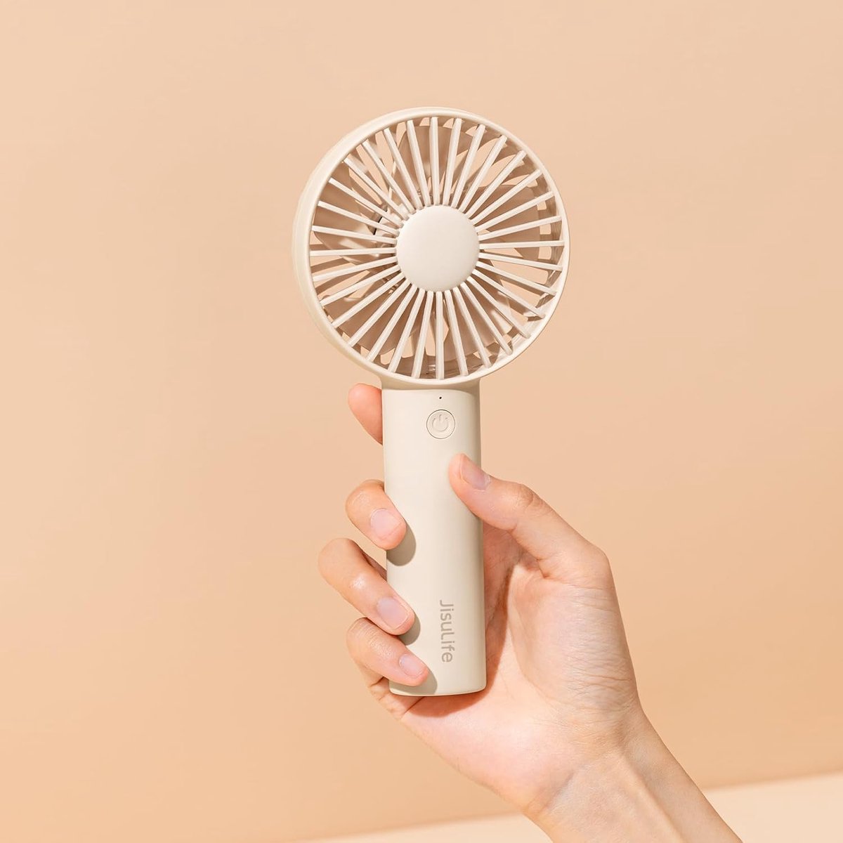 Draagbare Mini Ventilator met 4500 mAh Batterij - USB Oplaadbaar, 3 Snelheden, Handheld Voor Buiten en Reizen