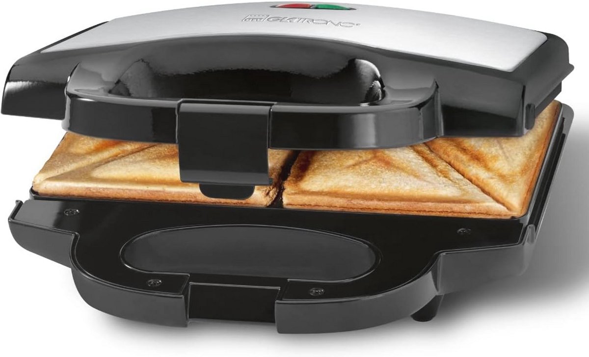 Elektrische Tosti-ijzer met Antiaanbaklaag en Automatische Temperatuurregeling - 750 Watt