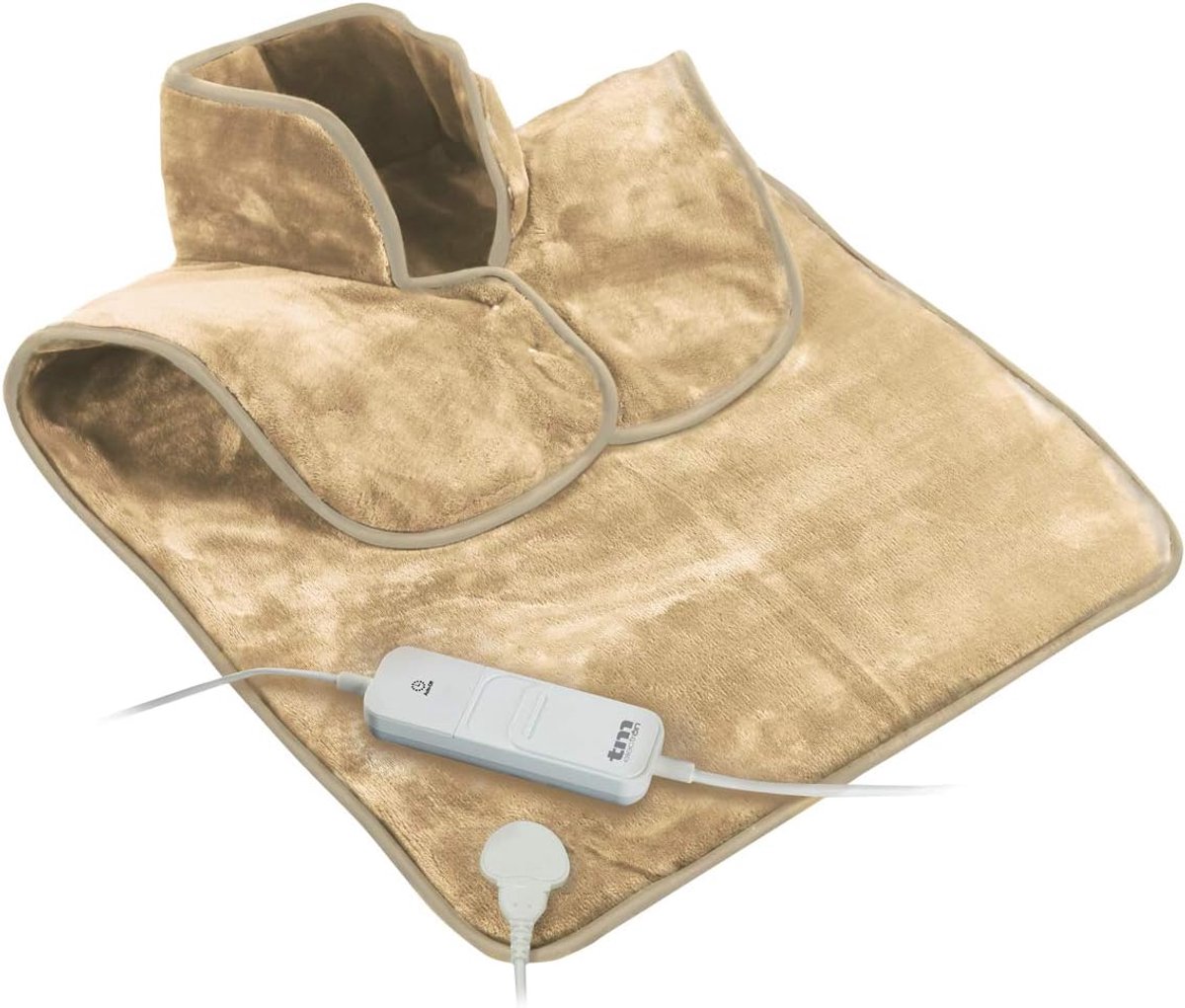 Wasbare Elektrische Pad XXL voor Nek en Rug met 3 Temperatuurniveaus
