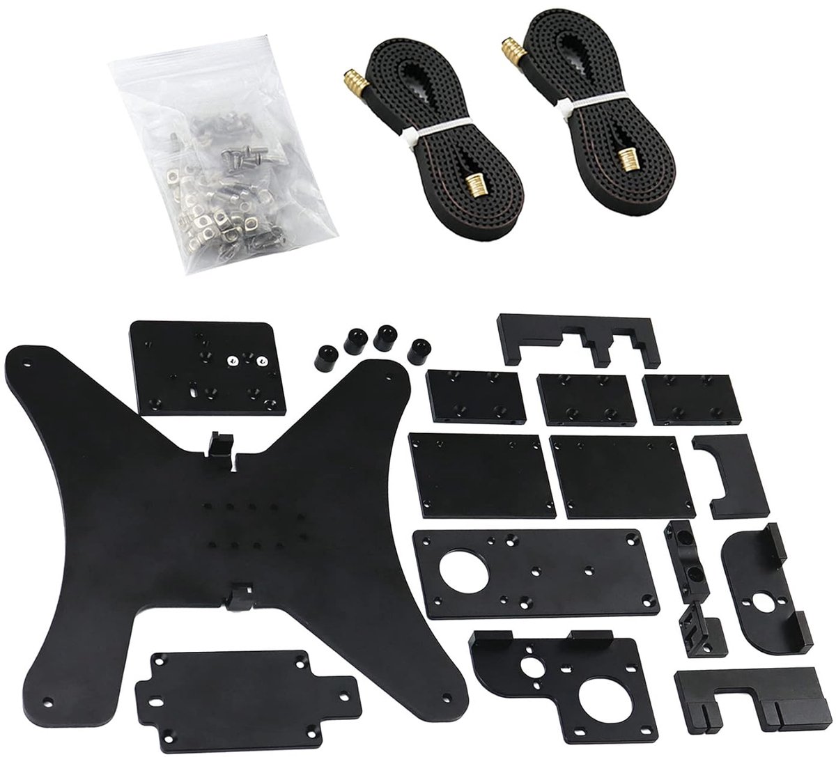 3D-printer Upgrade Kit voor Ender 3 Pro - Aluminium Y Carriage Plate met Schroeven
