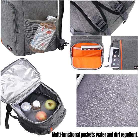 Extra Lange Geïsoleerde Lunchbox, Draagbaar Emmerontwerp, Compact