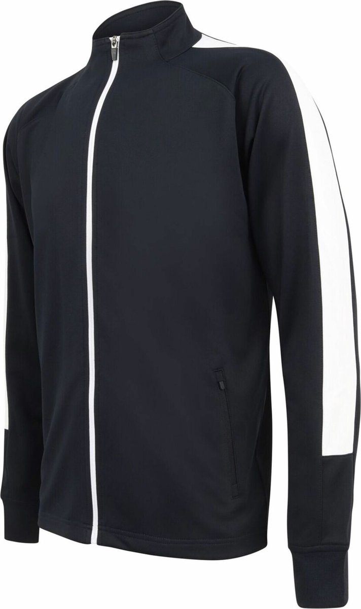 Finden + Hales Adults Knitted Tracksuit Top FH871 Marineblauw