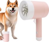 Kaaiman® Hondenpoten reiniger - Manueel - Hondenborstel - Hondenpoot reiniging – Huisdier Poot Schoonmaker - Hondenborstel - Borstel Hond / Kat - Roze