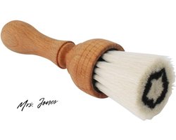 Mrs. Jones Redecker 460114 stofborstel 14 cm geitenhaar beukenhout - stofverwijdering - interieurcleaning .