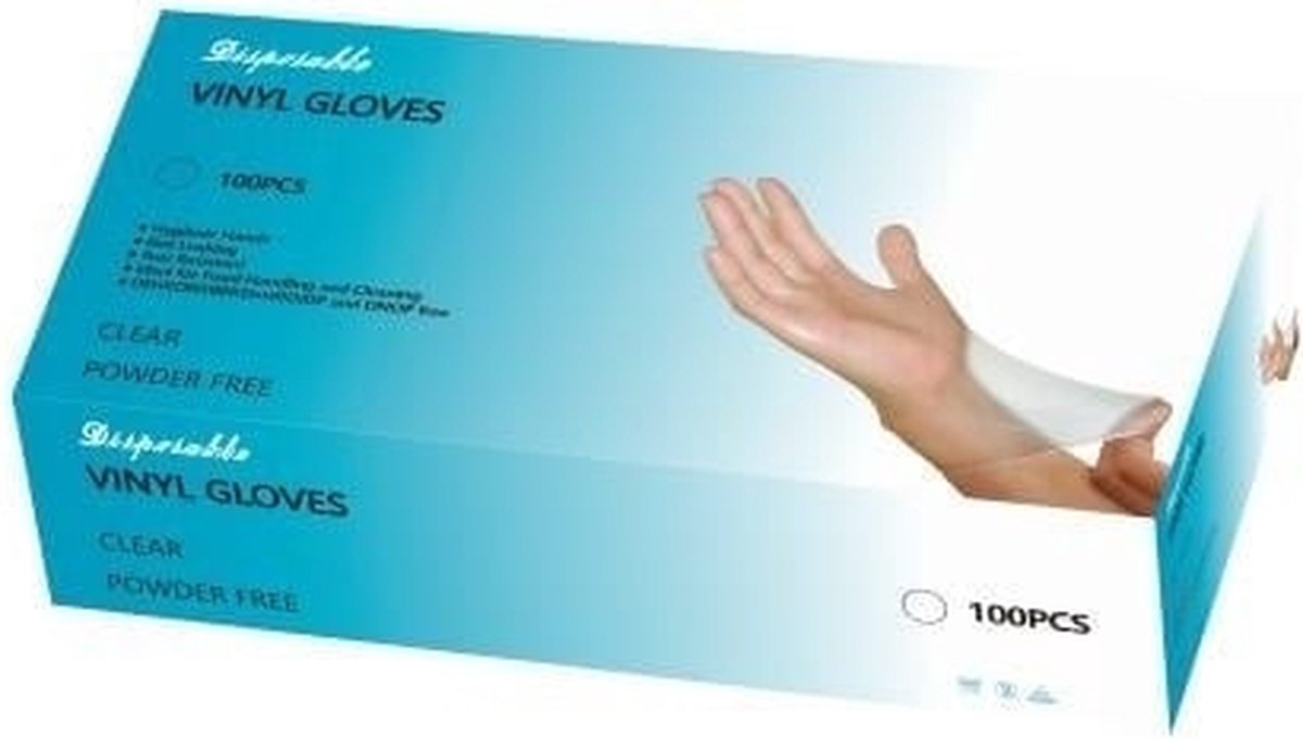Goedkoopste Hygoclean Vinyl Handschoen Poedervrij Naturel M 100st