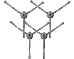 4x Zijborstel set geschikt voor Eufy Clean G50 / G50 Hybrid / L50 / L50 SES / L60 / L60 Hybrid