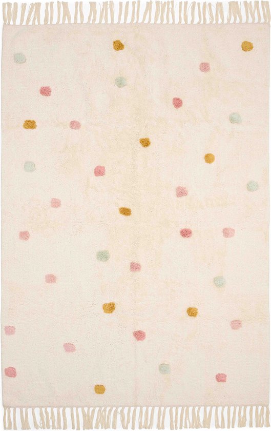Little Dutch Vloerkleed Stippen Roze - 120x170 cm