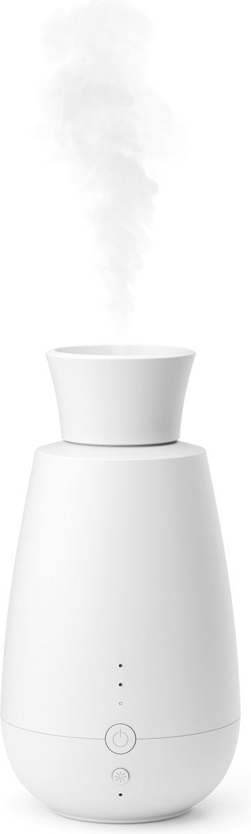 Stadler Form - Ella - Aroma Diffuser - Geurverspreider - Wit - Essentiële Oliën Direct Spray – Tot 10 Dgn Draadloos – Lichtsensor – USB-C