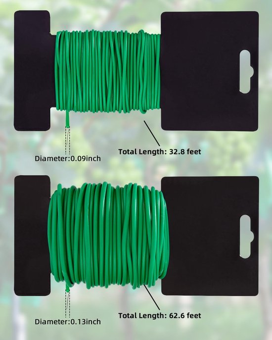 Giardino DIY binddraad metaal 2,0 mm x 10 m groen kopen? | schutting-en-hekbenodigdheden
