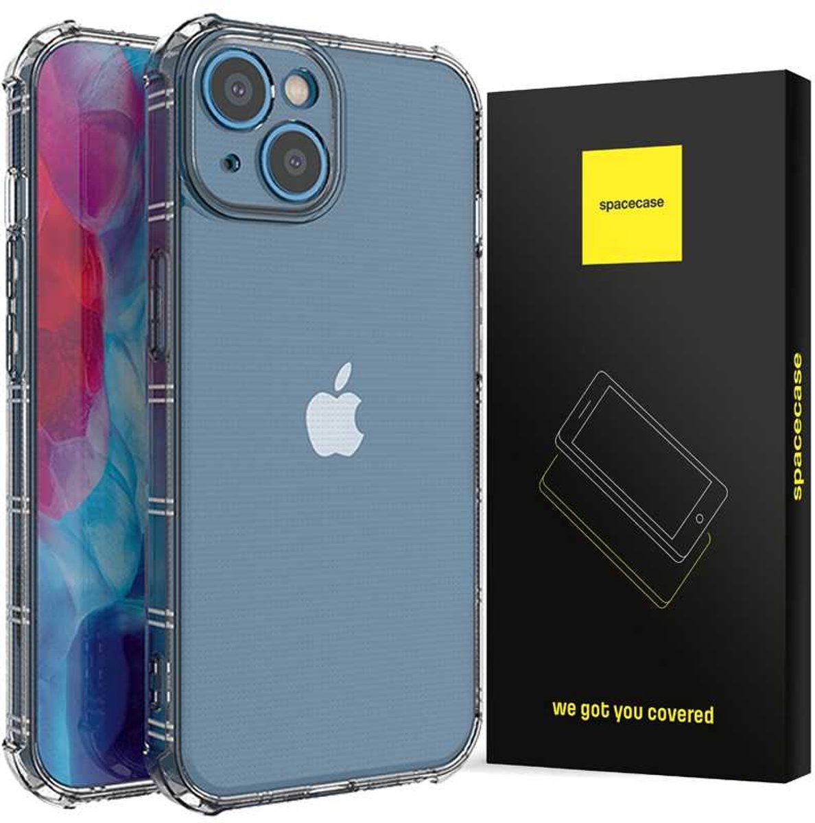 Spacecase Case Anti-Shock Cover Voor Iphone 14 Plus Bescherming