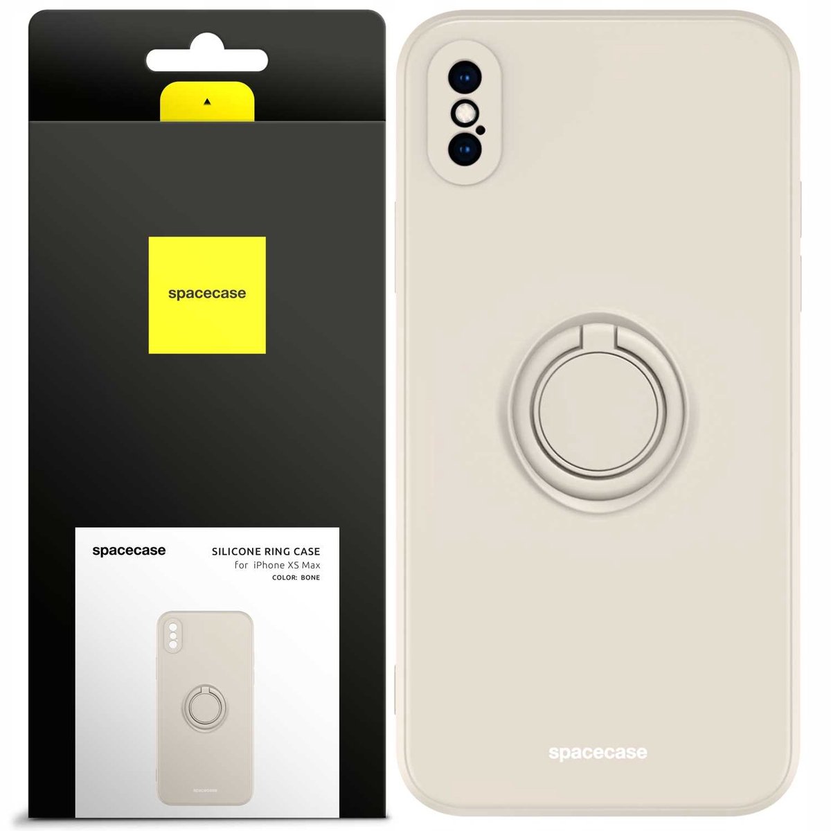 Spacecase Siliconen Ringhoes Voor Iphone Xs Max Botbeschermhoes