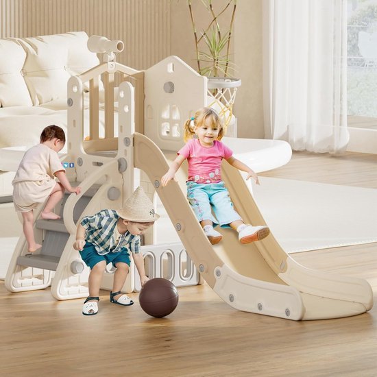 EXIT Kinderglijbaan beige 64x119x76 cm kopen