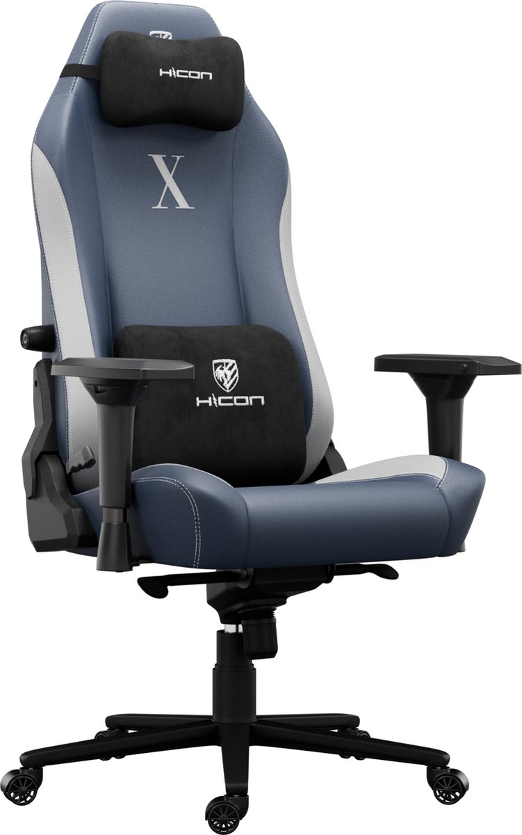 Bureaustoel - Draaistoel - Ergonomische Bureaustoel - Lumbar Support - HICON Apex Fury - Blauw