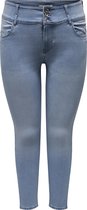 ONLY Carmakoma Skinny fit jeans CARANNA High waist Skinny fit Enkel lengte Jeans