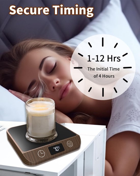 Mokwarmer | Elektrische Voedselverwarmer in Kaarsbeker Stijl