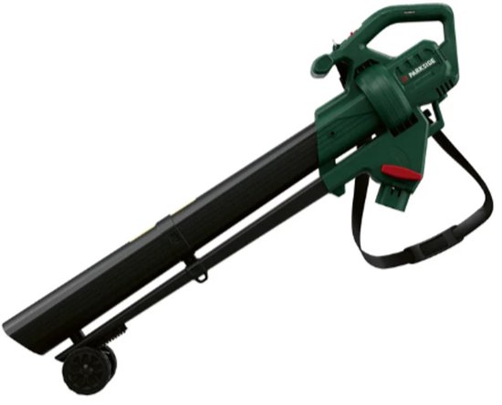 PARKSIDE® Elektrische bladblazer en -zuiger 2600 W - Geintegreerde versnipperaar - 3 in 1 Bladblazer en bladzuiger - Met opvangzak - Krachtige motor van Parkside — afbeelding 2
