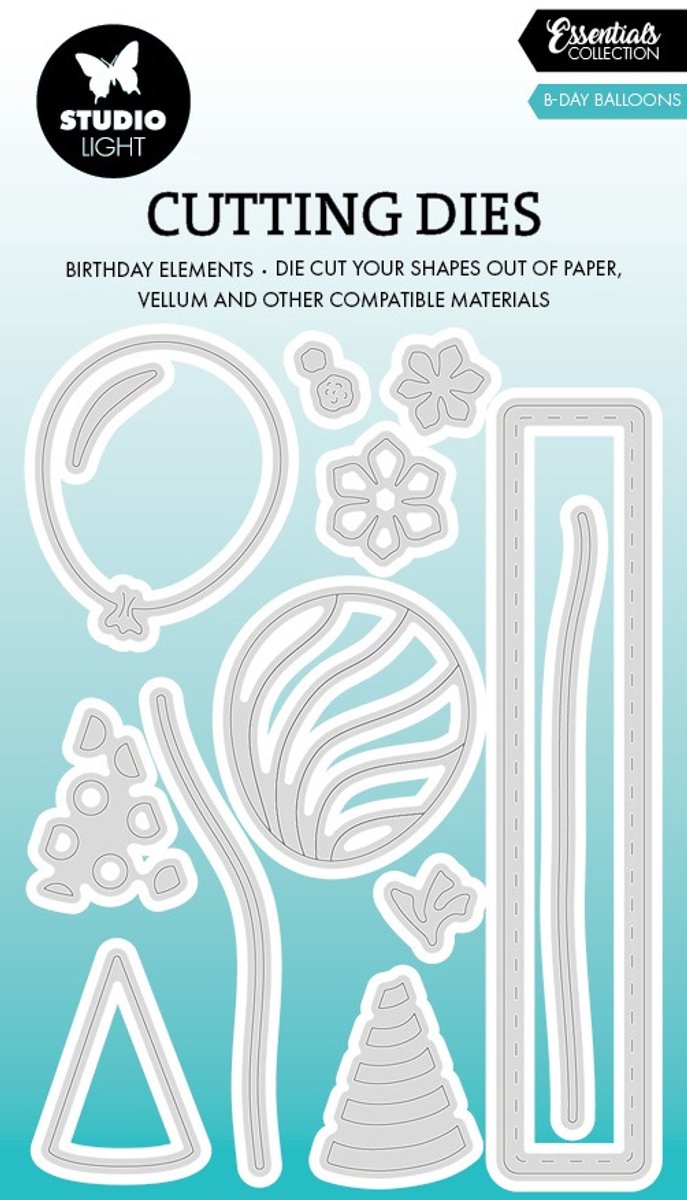 Cutting die B-day balloons - Essentials nr. 933
