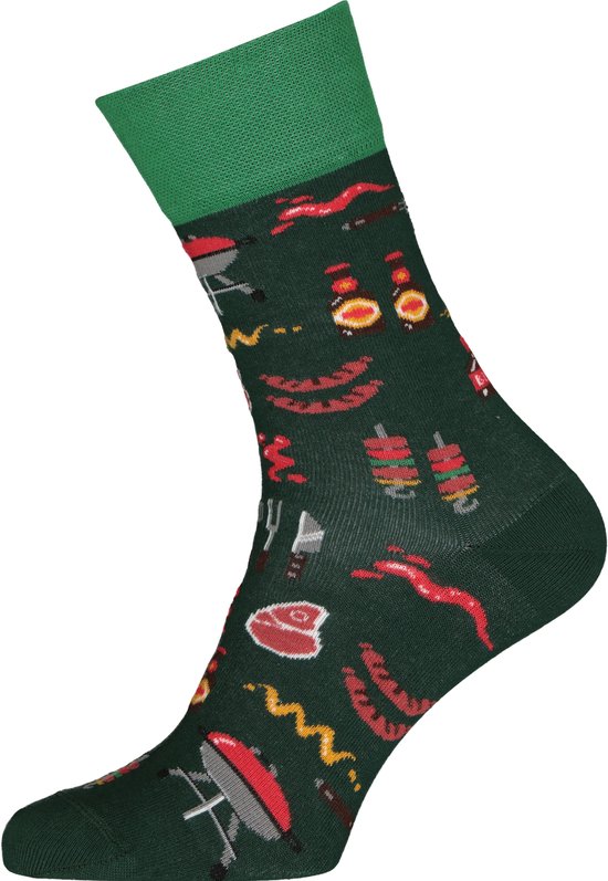 Chaussettes Many Mornings - BBQ - Unisexe - Taille: 43-46