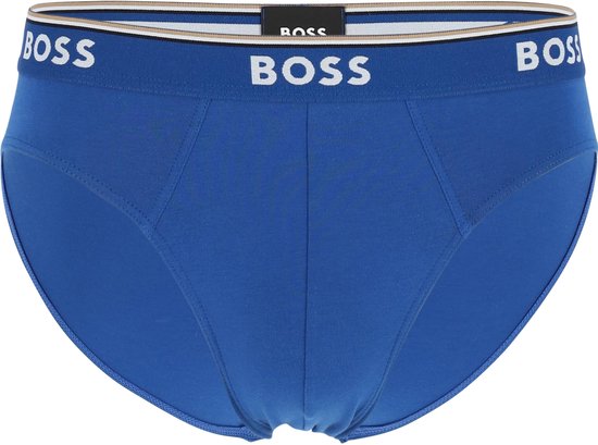 BOSS - Slip in jersey di cotone elasticizzato in confezione da tre - Nero BOSS - Slip in jersey di cotone elasticizzato in confezione da tre - Nero